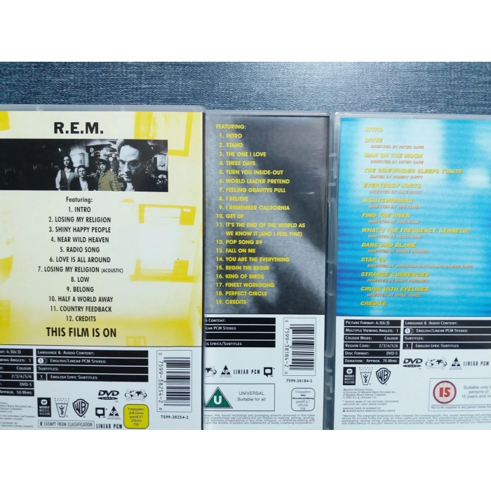 R.E.M THIS FILM IS ON (3 DVD BOX)
