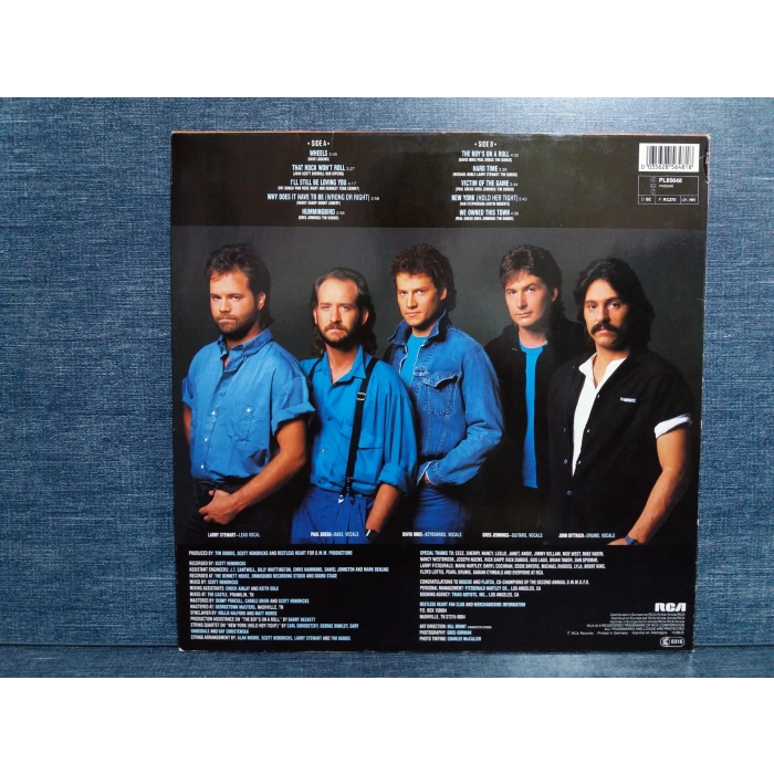 RESTLESS HEART WHEELS  MUSIC LP