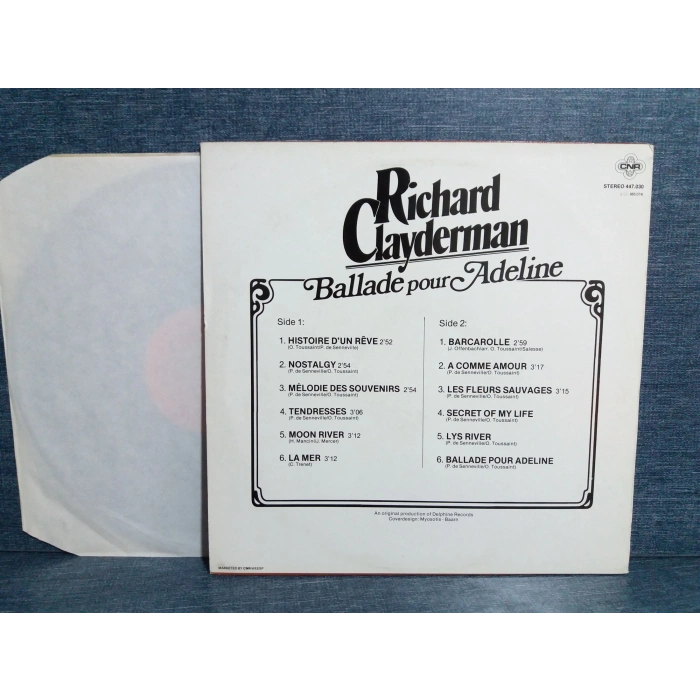 RICHARD CLAYDERMAN BALLADE POUR ADELINE