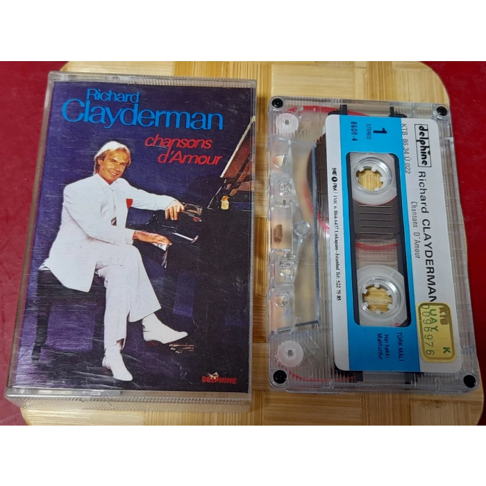 RICHARD CLAYDERMAN CHANSONS AMOUR MÜZİK KASET