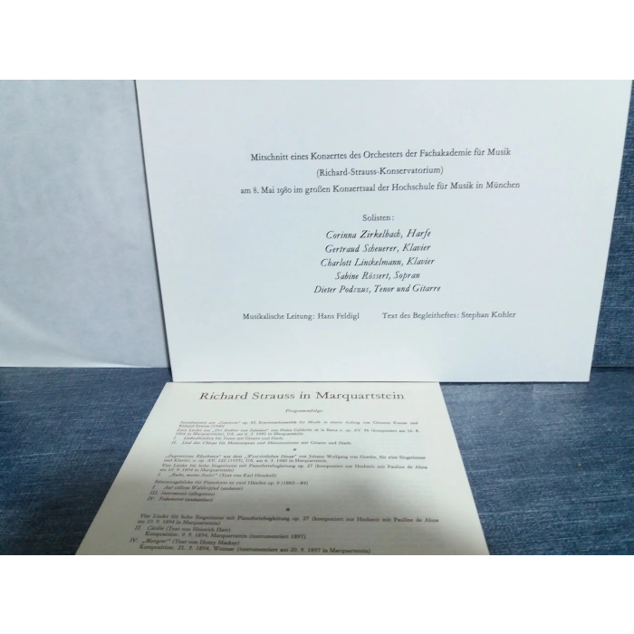 RICHARD STRAUSS IN MARQUARTSTEIN LP