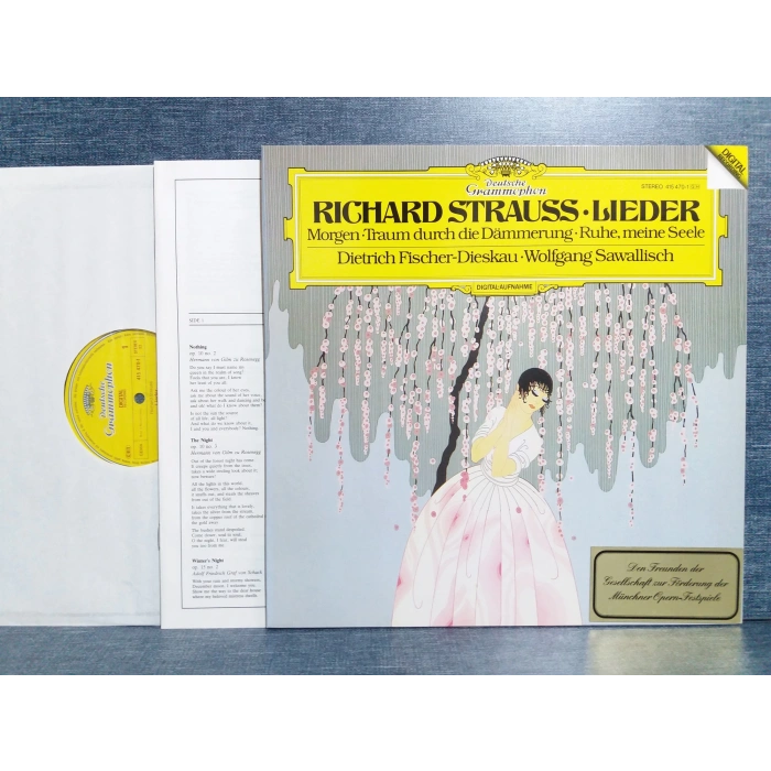 RICHARD STRAUSS LIEDER BARITON DIESKASU PIANO SAWALLISCH