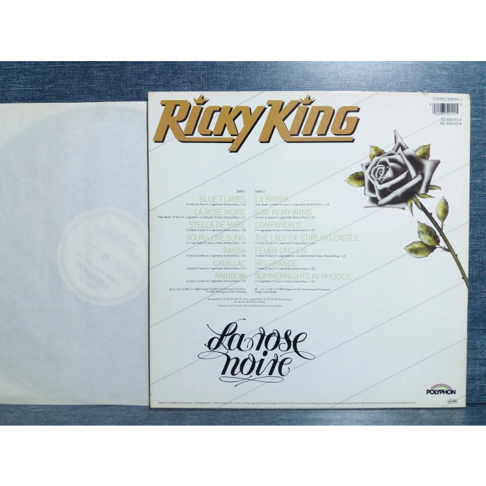 RICKY KING LA ROSE NOIRE MUSIC LP