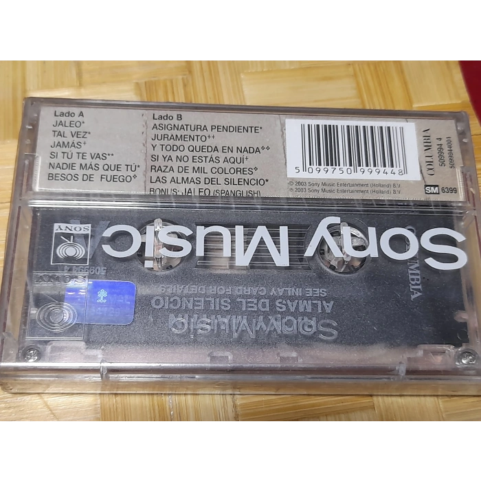 RICKY MARTIN ALMAS DEL SILENCIO MÜZİK KASET