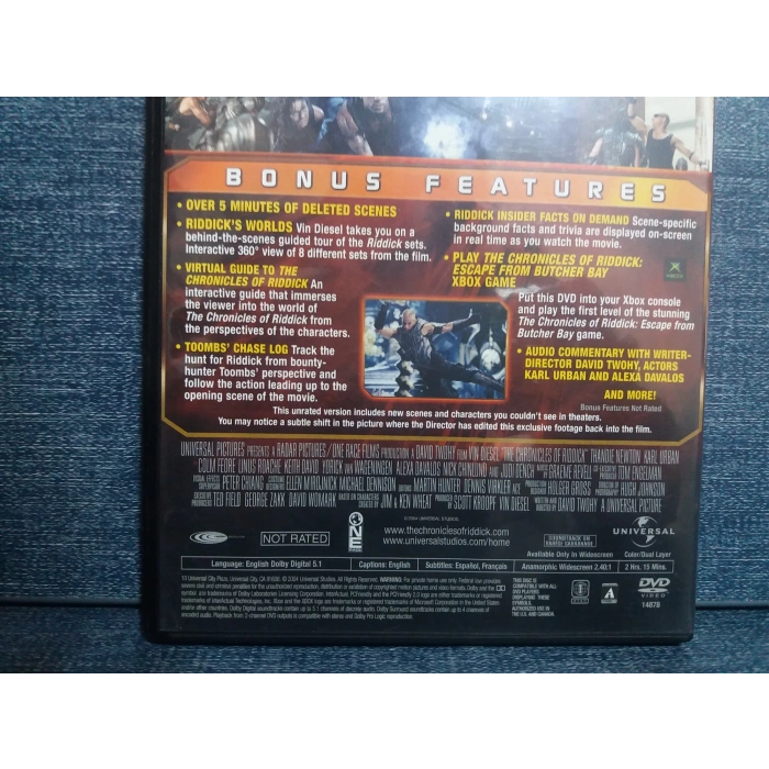 RIDDICK DVD FİLM (İNGİLİZCE)