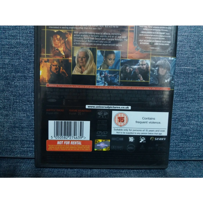 RIDDICK VIN DIESEL DVD FİLM (İNGİLİZCE)