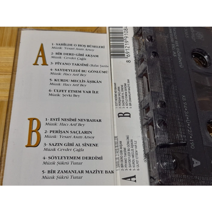 RIFAT ŞANLIEL PİANO ŞARKILARI MÜZİK KASET