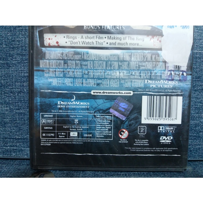RING O  DVD FİLM (SIFIR)