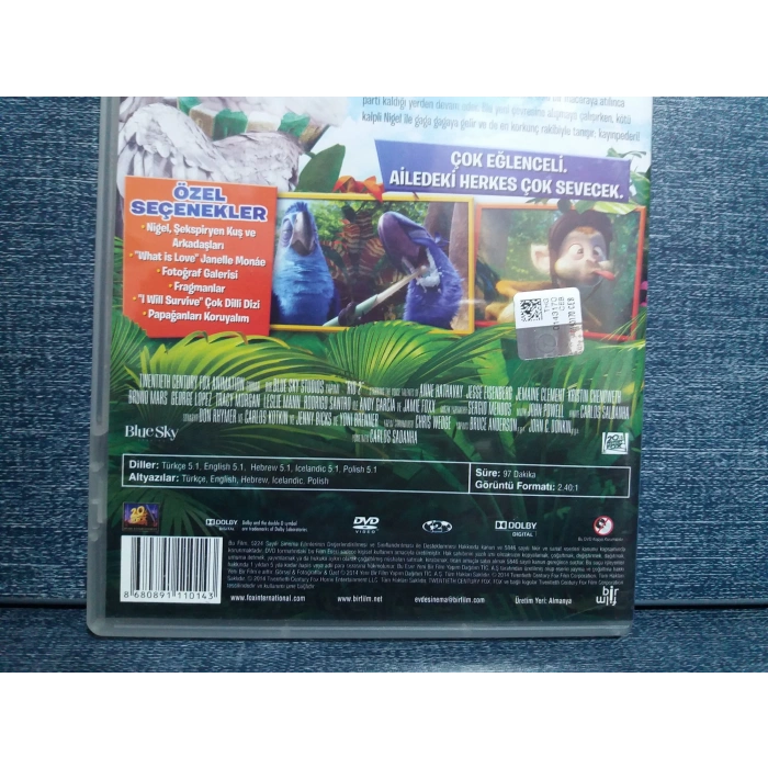 RIO 2 DVD FİLM