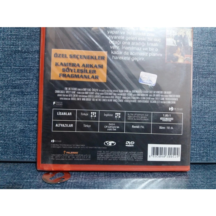 RIPLEY İN CİNAYETLERİ DVD FİLM (SIFIR)