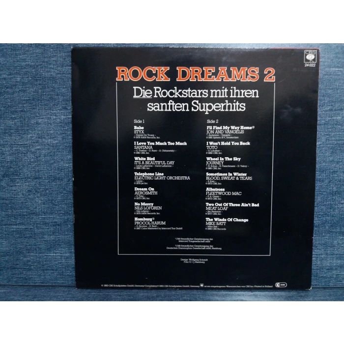 ROCK DREAMS II MUSIC LP