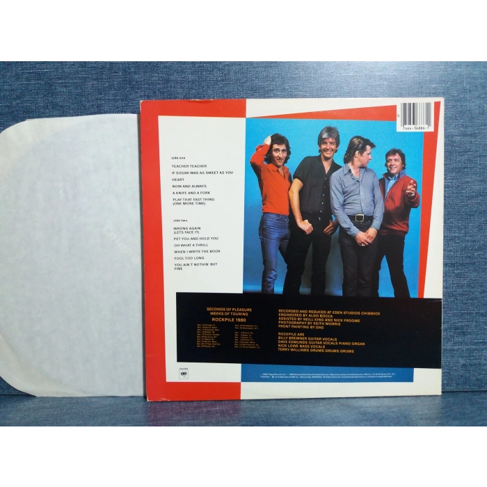 ROCKPILE SECONDS OF PLEASURE MUSIC LP