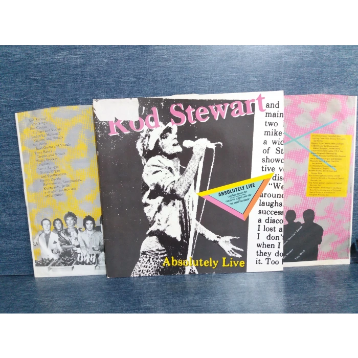 ROD STEWART ABSOLUTELY LIVE MUSIC 2 LP