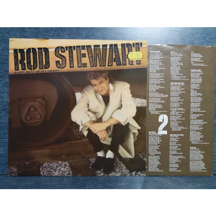 ROD STEWART EVERY BEAT OF MY HEART LP