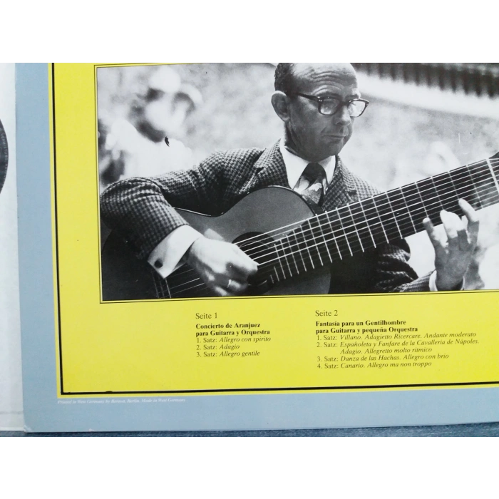 RODRIGO CONCIERTO DE ARANJUEZ ESPANOLA NARCISO YEPES LP