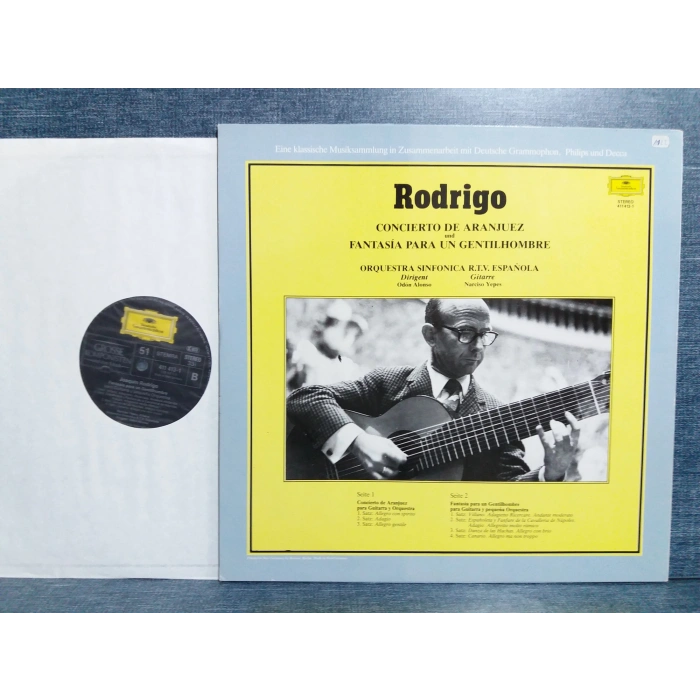 RODRIGO CONCIERTO DE ARANJUEZ ESPANOLA NARCISO YEPES LP