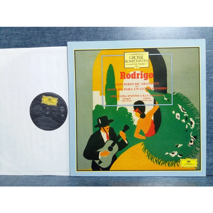 RODRIGO CONCIERTO DE ARANJUEZ ESPANOLA NARCISO YEPES LP