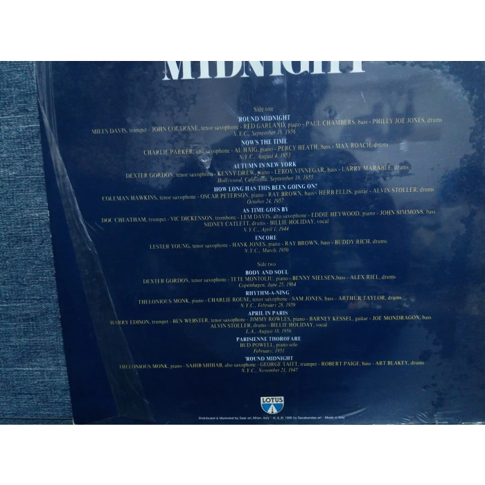 ROUND MIDNIGHT  MUSIC LP