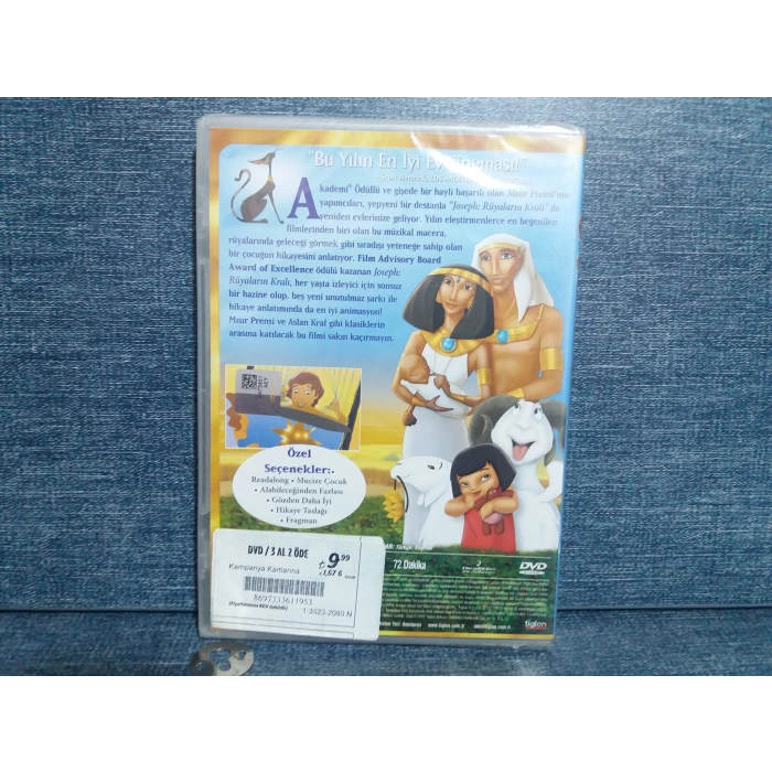 RÜYALARIN KRALI JOSEPH DVD FİLM (SIFIR)