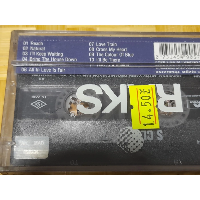 S CLUB7 SEVEN MÜZİK KASET