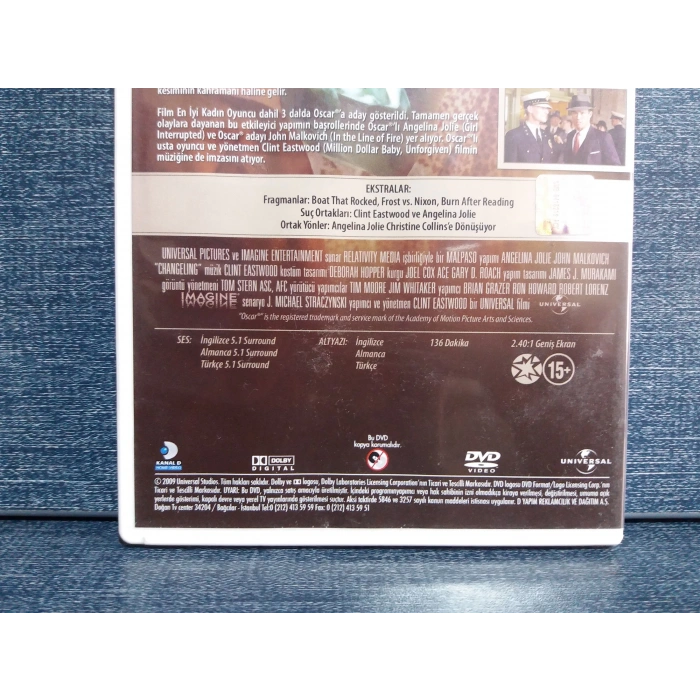 SAHTEKAR CHANGELING DVD FİLM