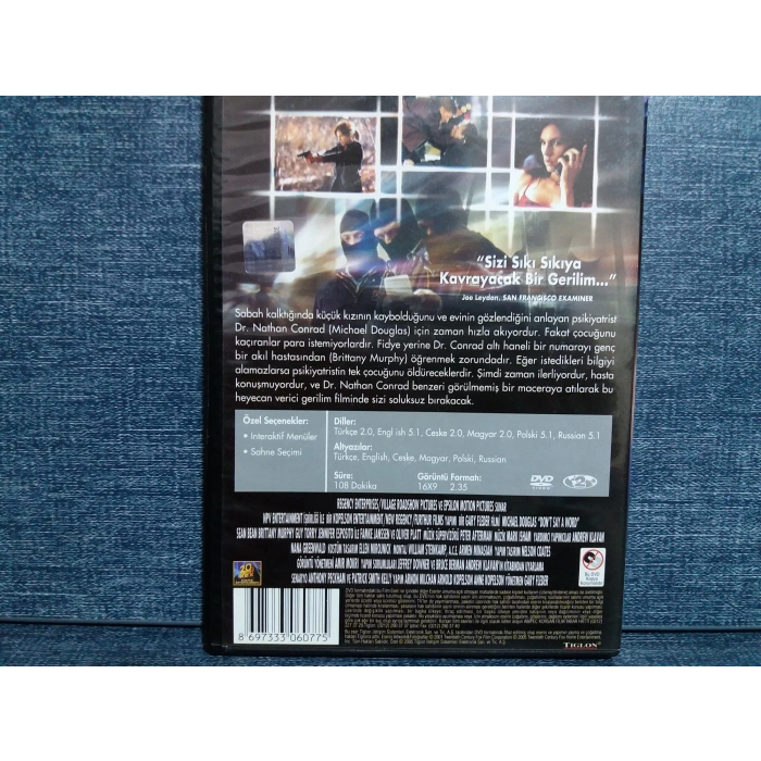 SAKIN KONUŞMA DVD FİLM