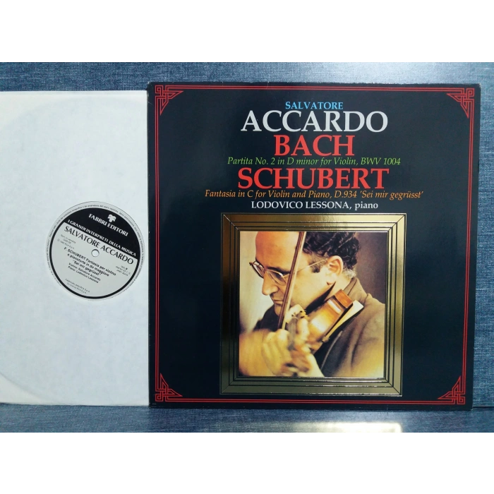 SALVATORE ACCARDO BACH SCHUBERT MUSIC LP