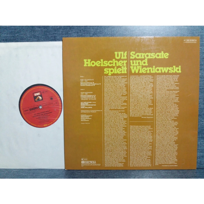 SARASATE UND WIENIAWSKI SPIELT ULF HOELSCHER MUSIC LP