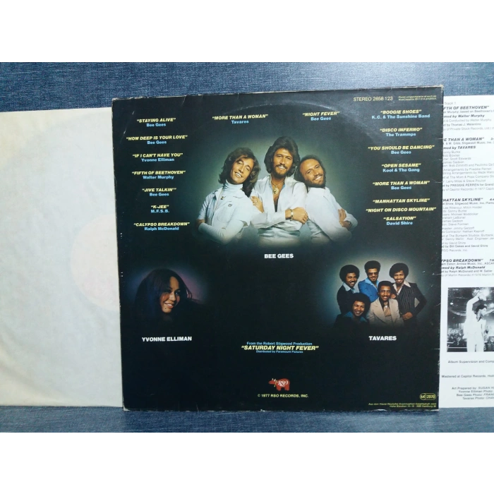 SATURDAY NIGHT FEVER FILM MUSIC 2 LP