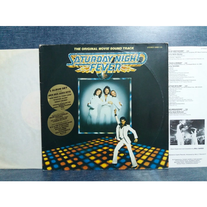 SATURDAY NIGHT FEVER FILM MUSIC 2 LP