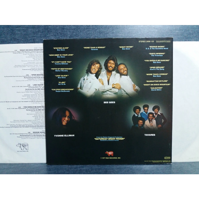 SATURDAY NIGHT FEVER SOUNDTRACK FILM MUSIC 2 LP