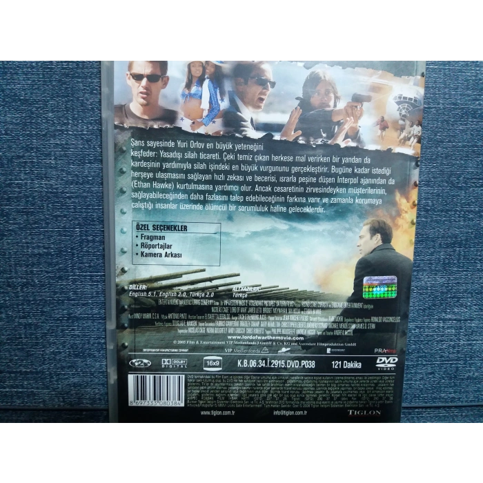 SAVAŞ TANRISI LORD OF WAR DVD FİLM