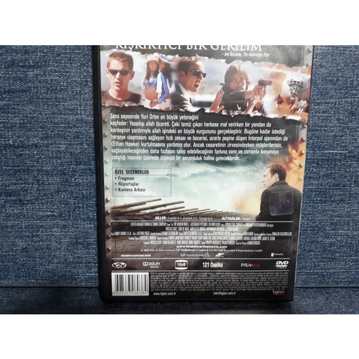 SAVAŞ TANRISI LORD OF WAR DVD FİLM