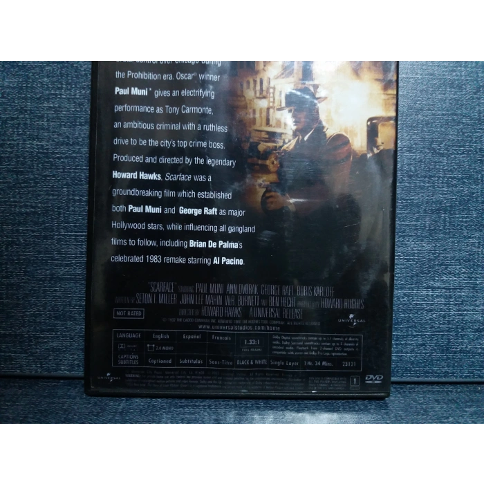SCARFACE DVD FİLM (İNGİLİZCE)