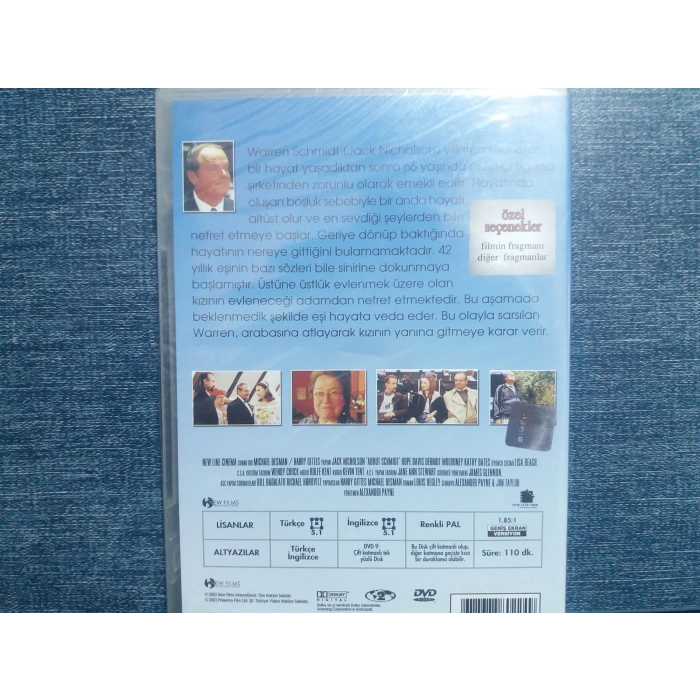 SCHMIDT HAKKINDA DVD FİLM (SIFIR)