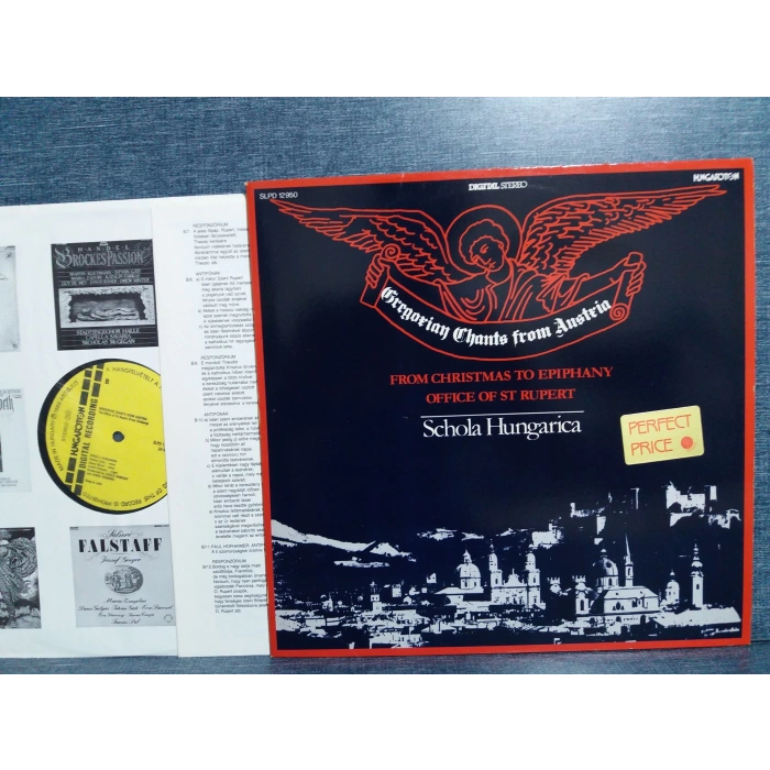 SCHOLA HUNGARICA GREGORIAN CHANTS AUSTRIA CHRISTMAS