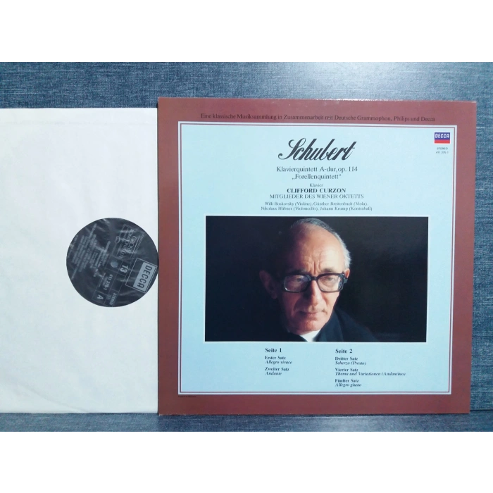 SCHUBERT KLAVIERQUINTETT CLIFFORD CURZON  LP