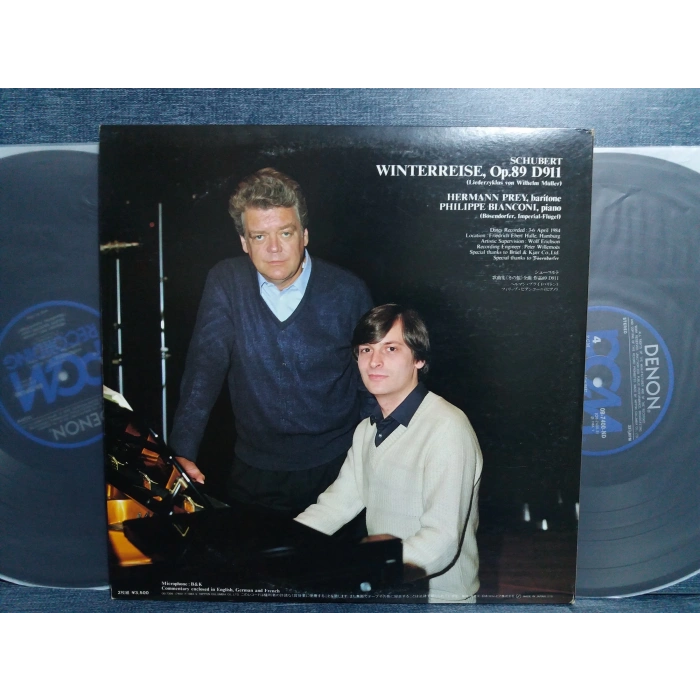 SCHUBERT WINTERREISE HERMANN PREY  2 LP  (JAPAN PRESS)