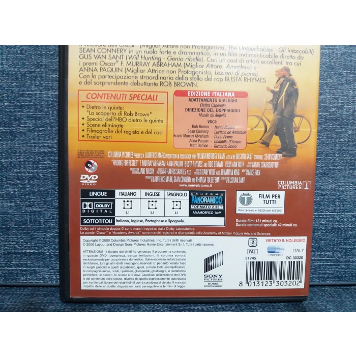 SCOPRENDO FORRESTER SEAN CONNERY DVD FİLM (İNGİLİZCE)