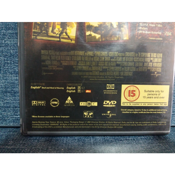 SCORPION KING  DVD FİLM (İNGİLİZCE)