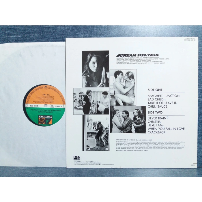 SCREAM FOR HELP FILM SOUNDTRACK LP