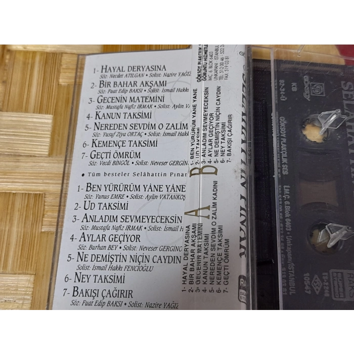 SELAHATTİN PINAR KLASİK TÜRK SANAT MÜZİK KASET