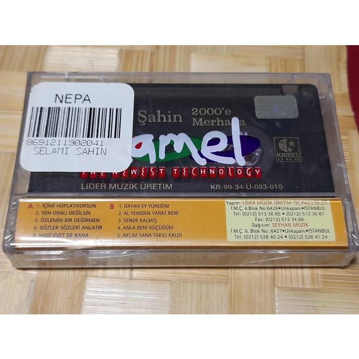 SELAMİ ŞAHİN 2000 E MERHABA MÜZİK KASET