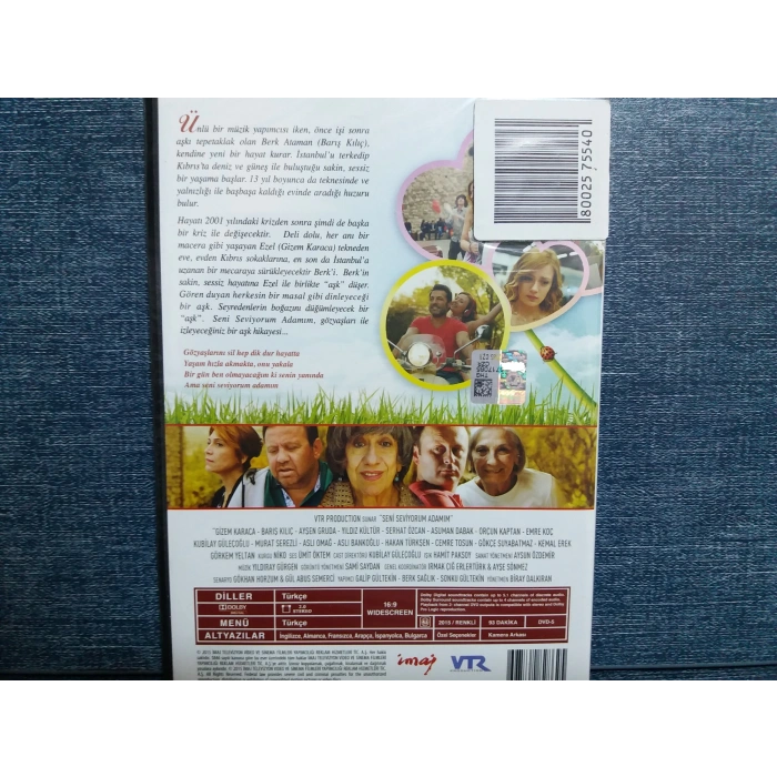 SENİ SEVİYORUM ADAMIM DVD FİLM (SIFIR)