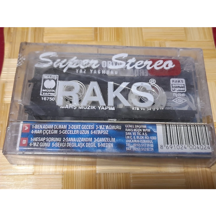 SERDAR ORTAÇ YAZ YAĞMURU MÜZİK KASET