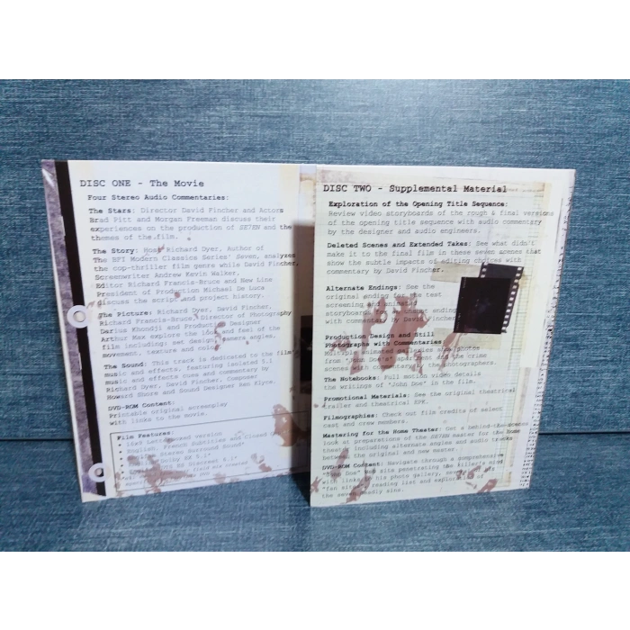 SEVEN DVD FİLM (İngilizce-Özel Kasa) 2 DİSK