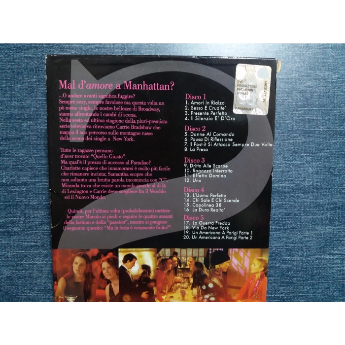 SEX AND THE CITY FINAL DVD FİLM SET 5 DISK ( İNGİLİZCE)