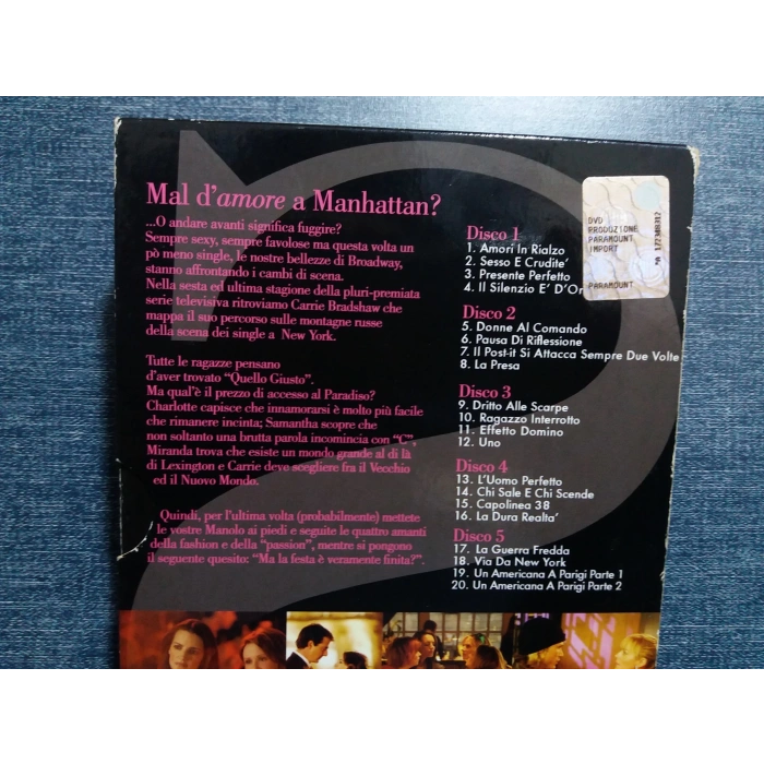 SEX AND THE CITY FINAL DVD FİLM SET 5 DISK ( İNGİLİZCE)