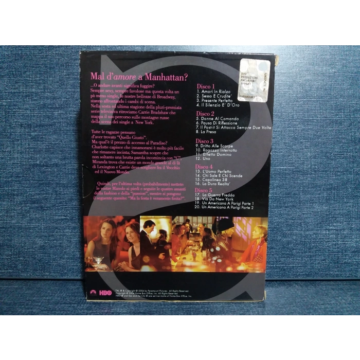 SEX AND THE CITY FINAL DVD FİLM SET 5 DISK ( İNGİLİZCE)