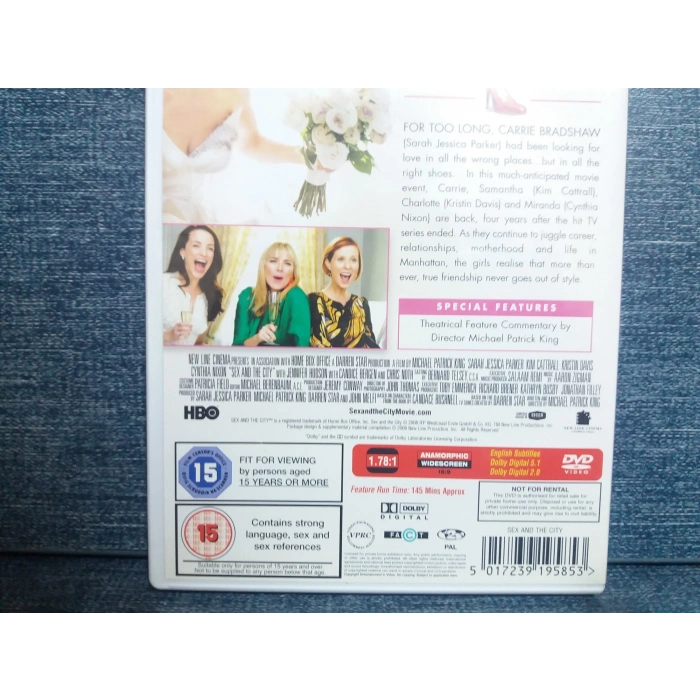 SEX AND THE CITY THE MOVIE DVD FİLM (İNGİLİZCE)